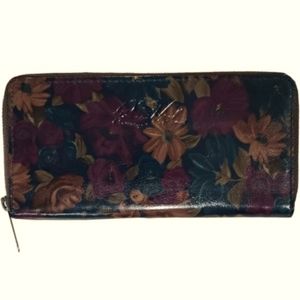 Patricia Nash Peruvian Painting Leather RFID Wallet